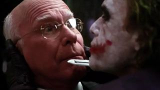 Sen. Patrick Leahy and Heath Ledger as The Joker in The Dark Knight