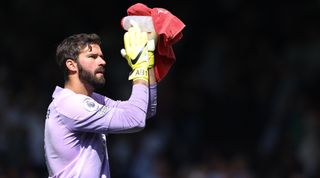Ballon d'Or 2022 | Alisson Becker of Liverpool during the Premier League match between Fulham FC and Liverpool FC at Craven Cottage on August 6, 2022 in London, United Kingdom