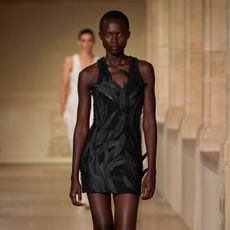Victoria Beckham spring/summer 2026 look: black dress
