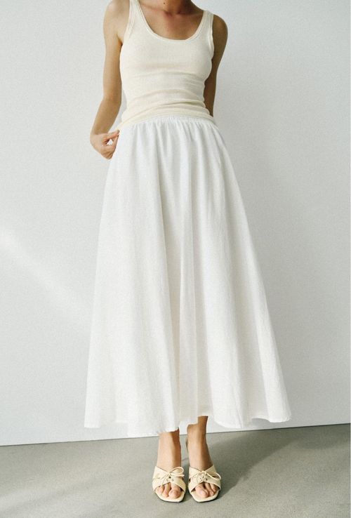 Layered Midi Skirt