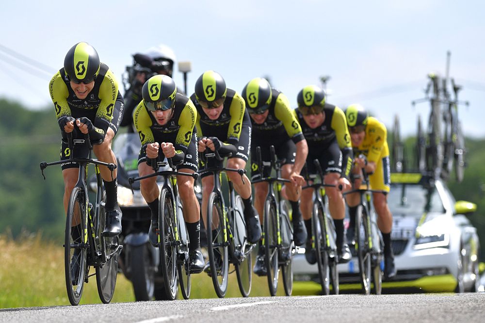 Mitchelton-Scott at Criterium du Dauphine stage 3 team time trial
