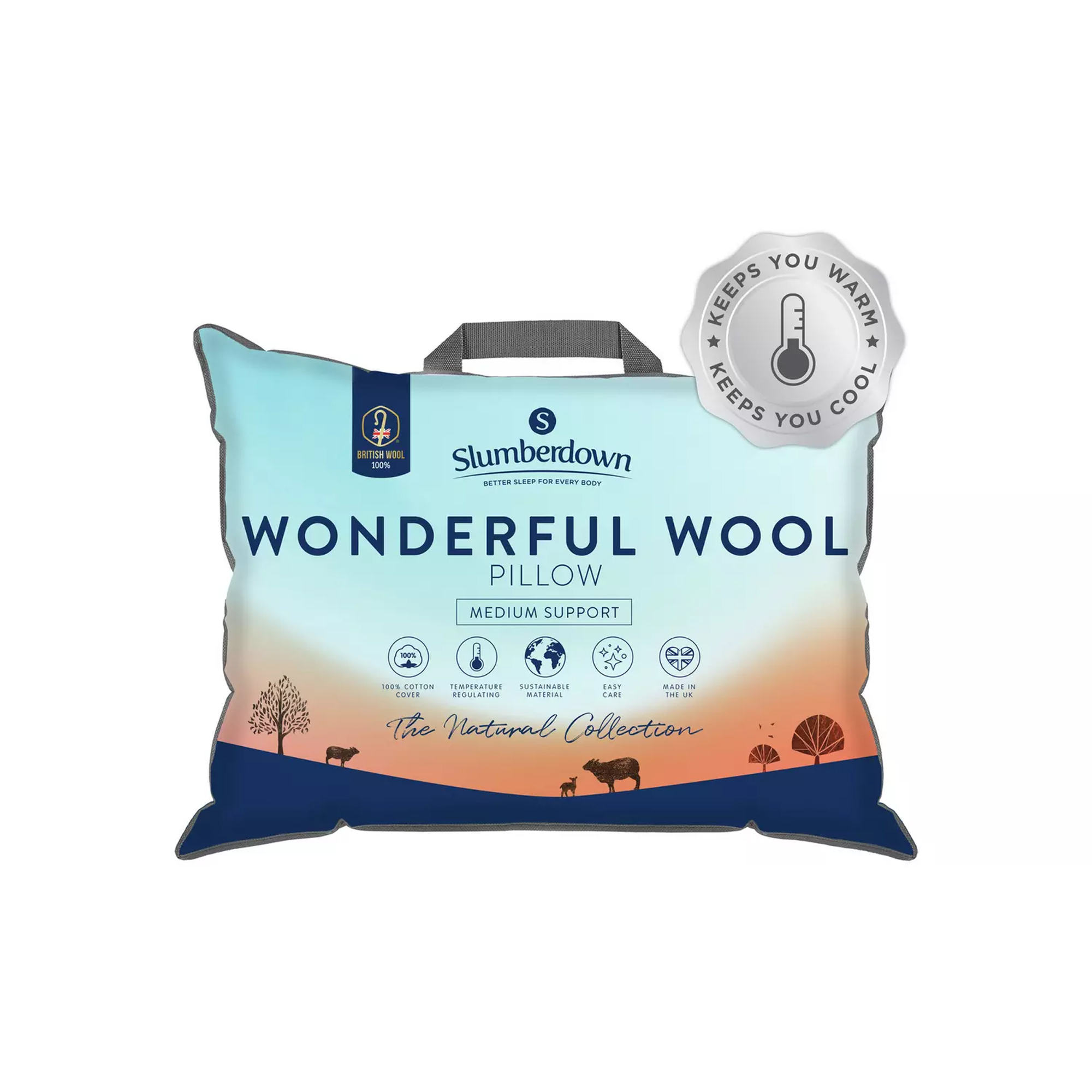 Slumberdown Wonderful Wool Pillow