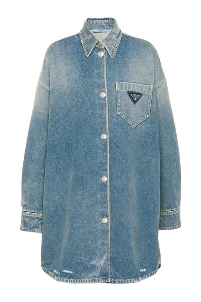 Prada denim button-down