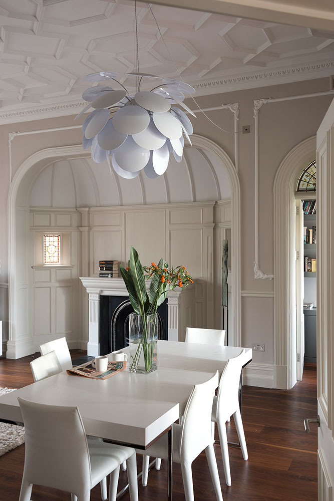 apartment in a Victorian villa in London