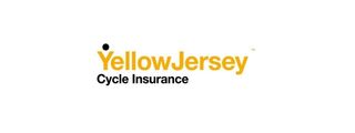 Yellow jersey cycle insurance logo