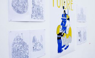 future-looking animated zine posters