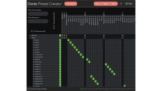 Audinate's Dante Preset Creator.