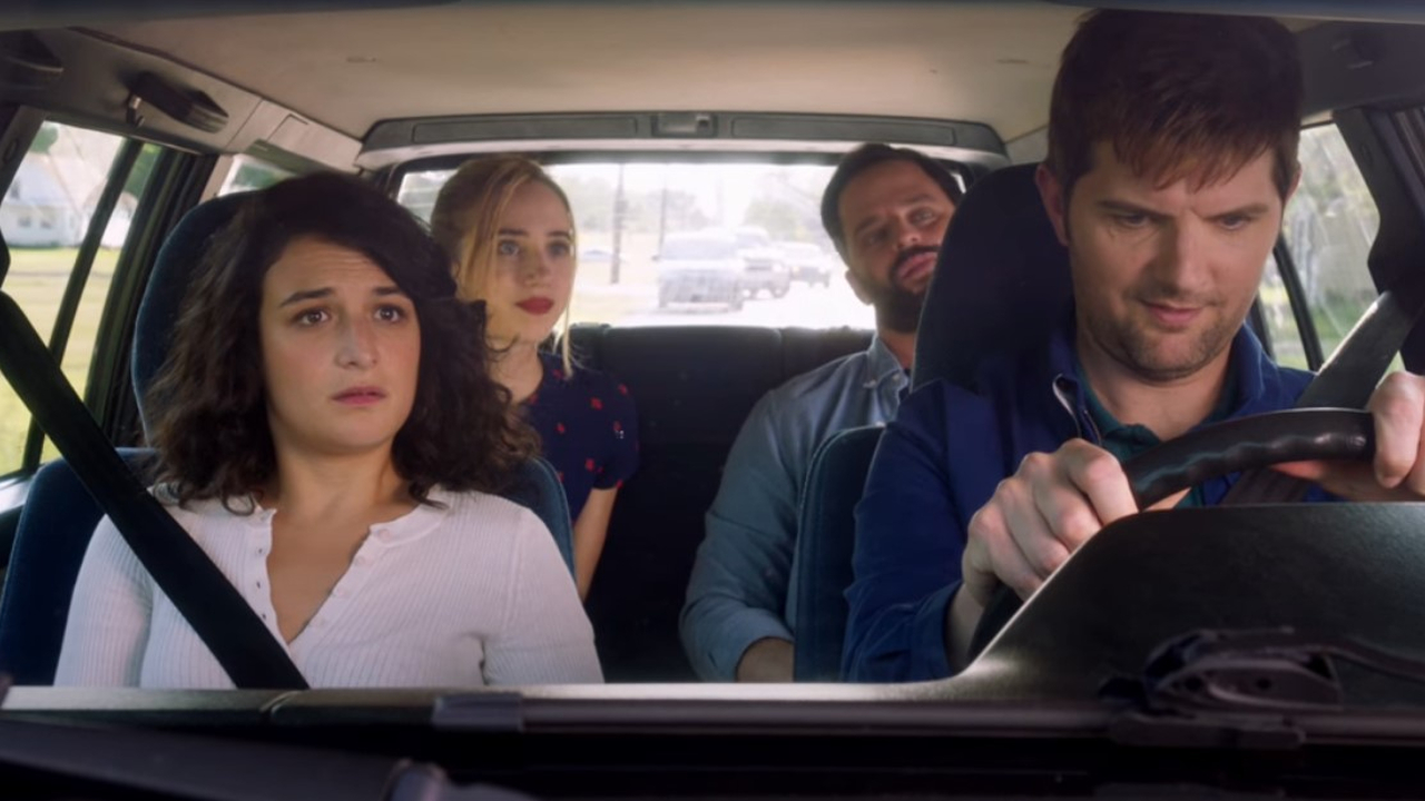 Jenny Slate and Adam Scott in My Blind Brother