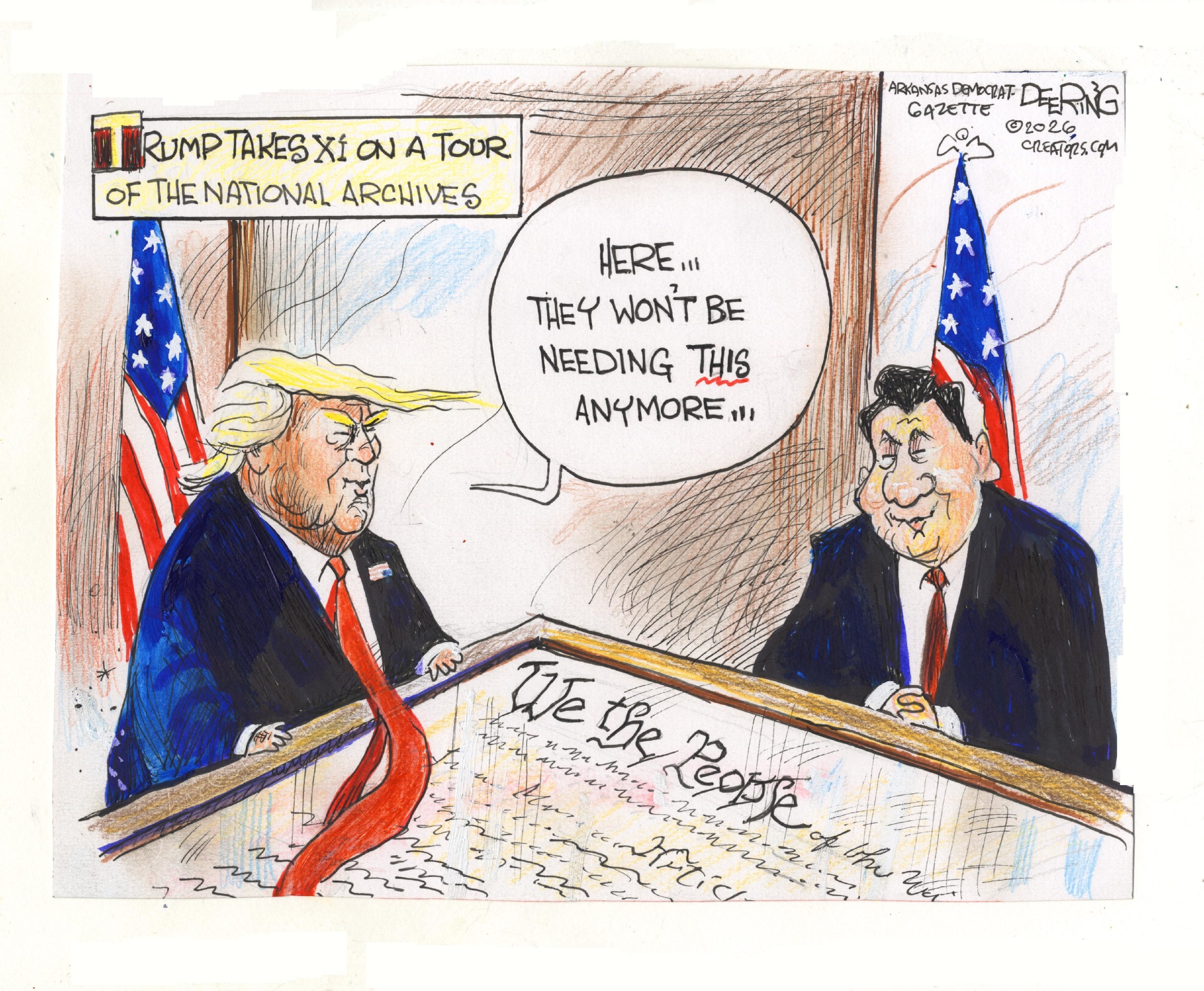 Political cartoon
