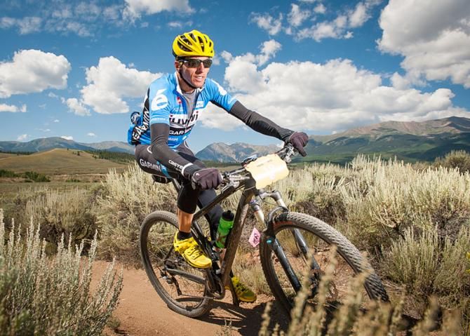 Leroy Popowski (Juwi) making his way back to the Pipeline on the return to Leadville.