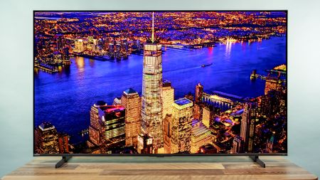 Hisense QD7 Mini LED TV on a table