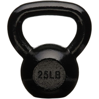 Amazon Basics 25lb iron kettlebell: was $24.99, now $19.99 at Amazon