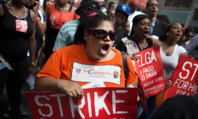 Fast food strike