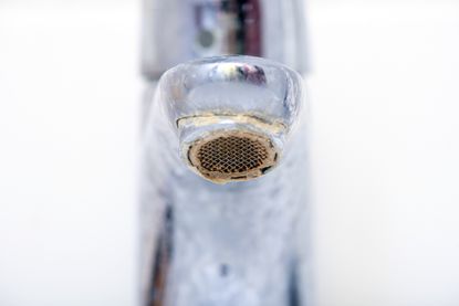 Limescale on a tap