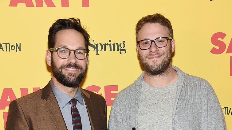 Paul Rudd and Seth Rogen.