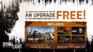 Promo image for Dying Light final update including one expansion pack and four DLCs