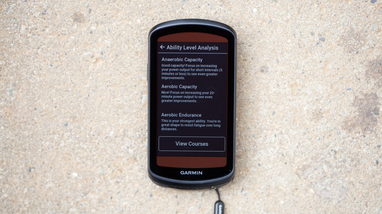 Garmin Edge 1040 Solar ability level anlysis