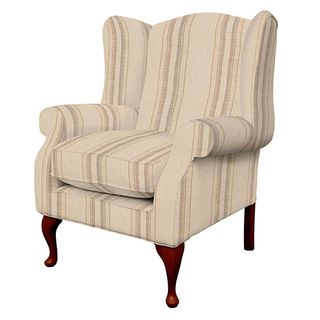 hadley stripped wing chair