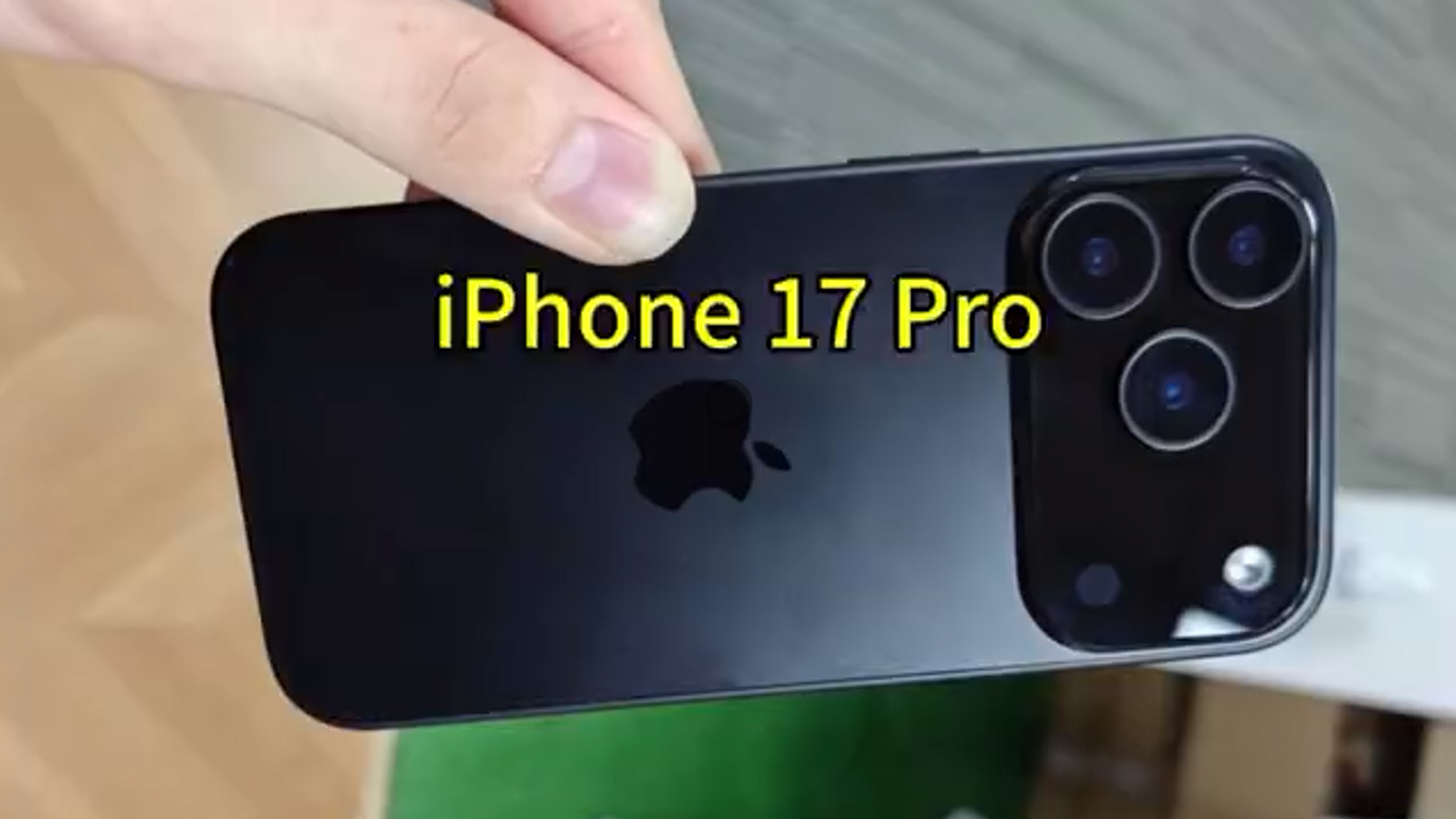 iPhone 17 Pro leaked image