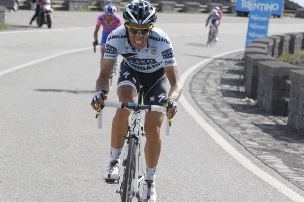 Unstoppable: no one could match Contador&rsquo;s power on the climb