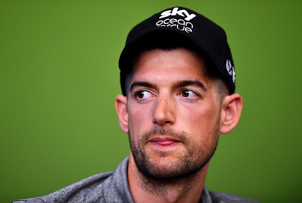 Wout Poels (Team Sky) ahead of the Tour de France