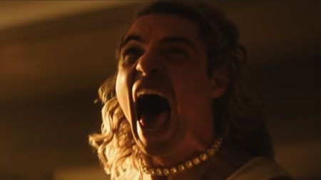 Noah Centino as Ken in Street Fighter, screaming