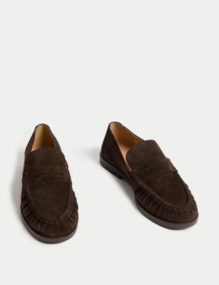 Suede Loafers