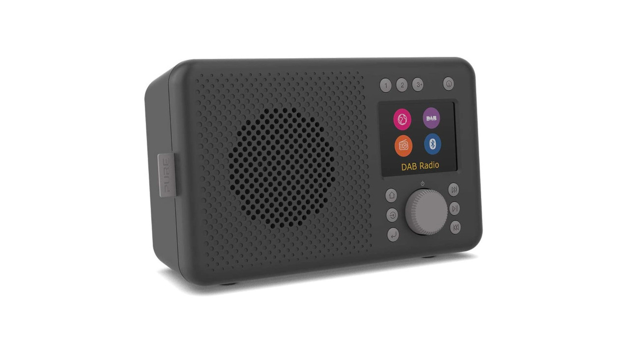 DAB-radion Pure Elan Connect i svart.