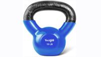 Yes4All Vinyl Coated Cast Iron Kettlebell 15lb: was $29.41, now $21.98 at Amazon