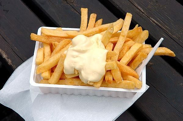 Frites and mayo, a Belgian delicacy