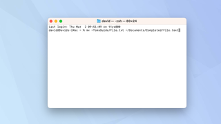 macOS Terminal commands