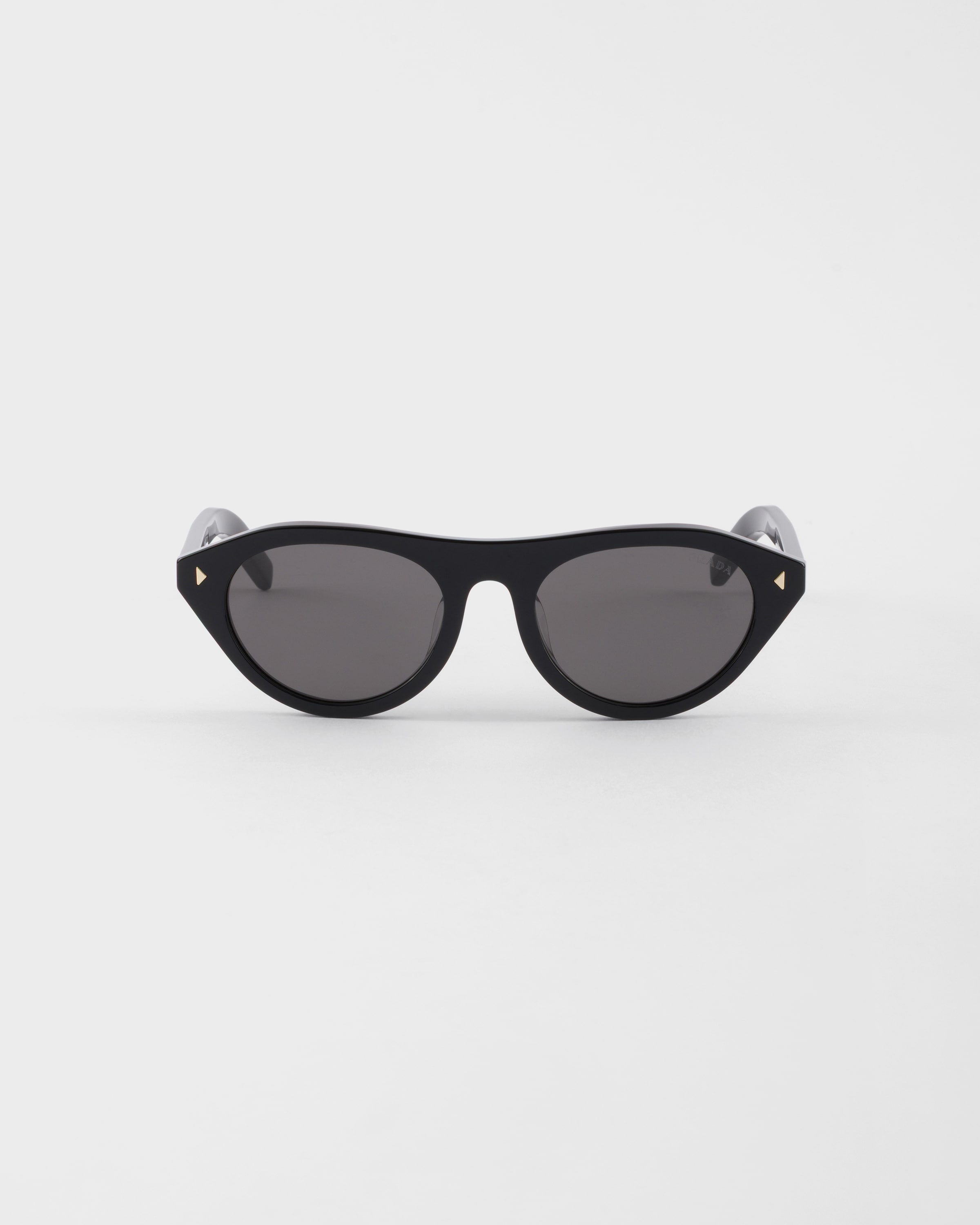 Prada Sunglasses With the Iconic Metal Plaque