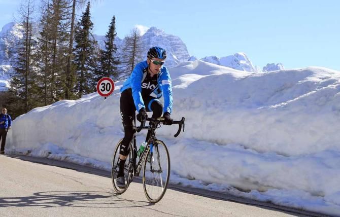Bradley Wiggins (Sky) has built steadily towards the Giro d'Italia.