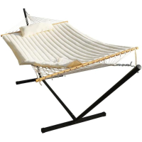 VEIKOUS Quilted 2-Person Hammock with Stand: $116.80 $99 | Home Depot