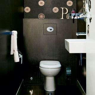 bathroom with wash basin and western commode