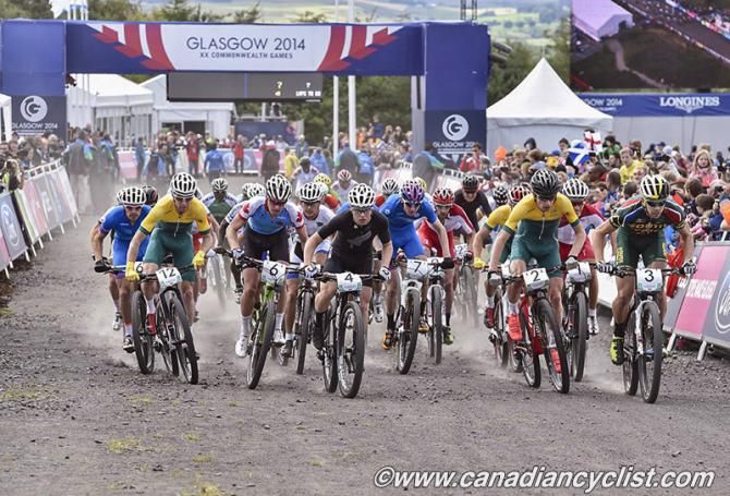 The start of the men's race