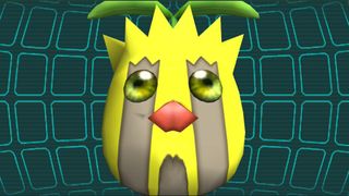 Zoomed in image of a shocked Sunkern in Pok&eacute;mon XD: Gale of Darkness