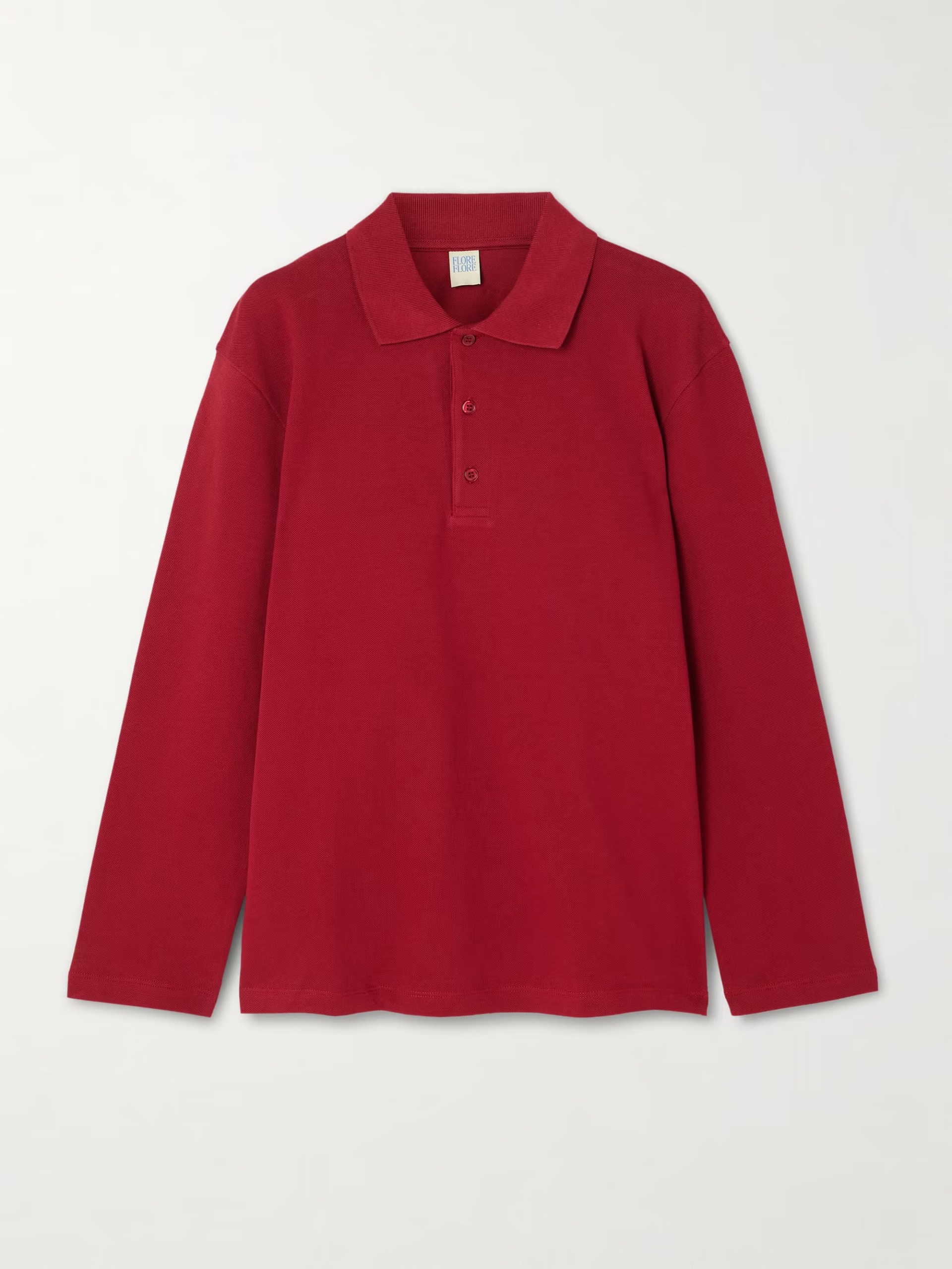 Flore Flore, Diana Organic Cotton-Piqu&amp;eacute; Polo Shirt
