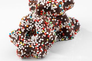 Spiced chocolate covered stars