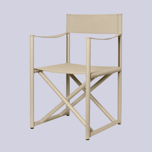Monotone canvas chair