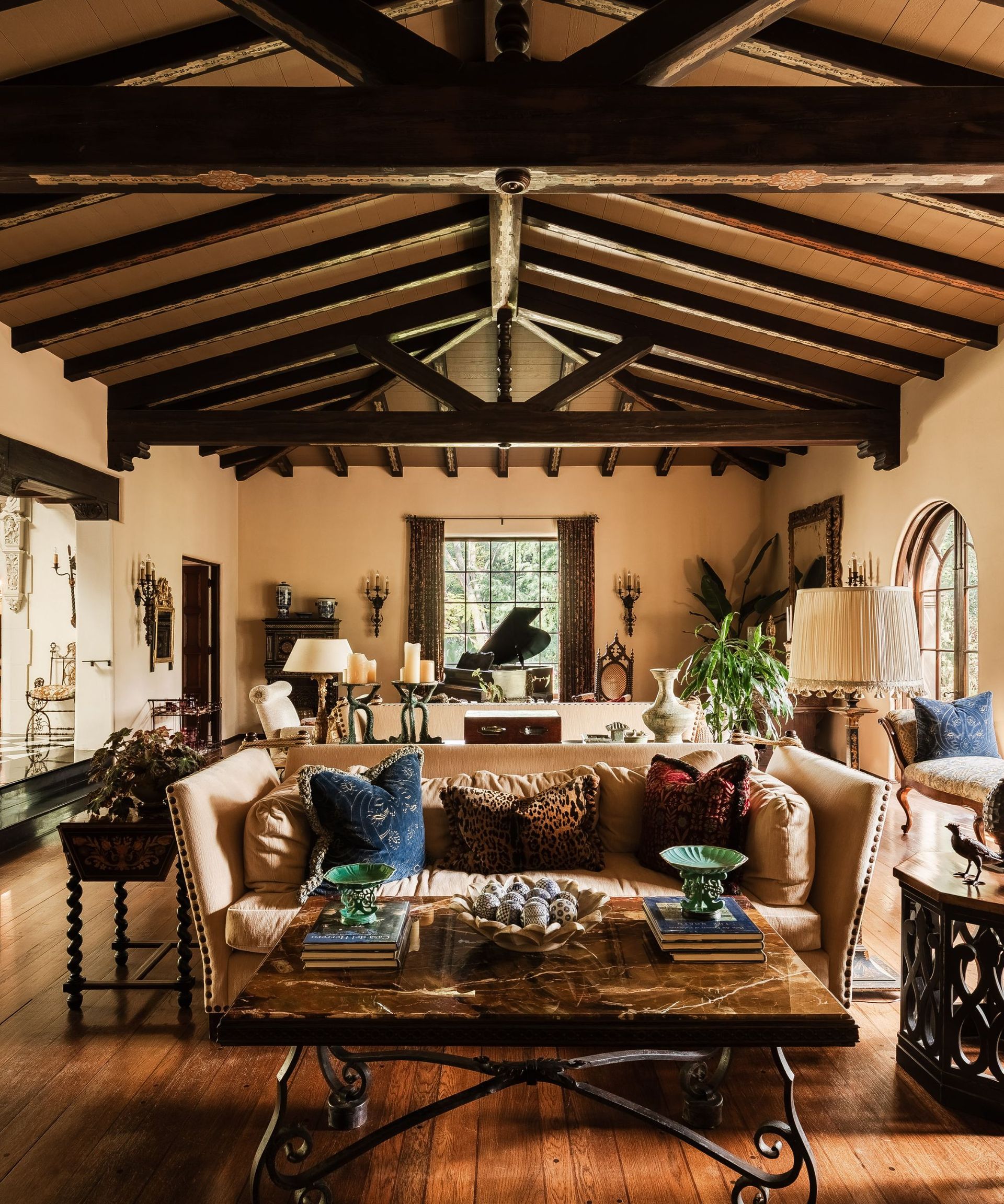 Dennis Morgan's living area