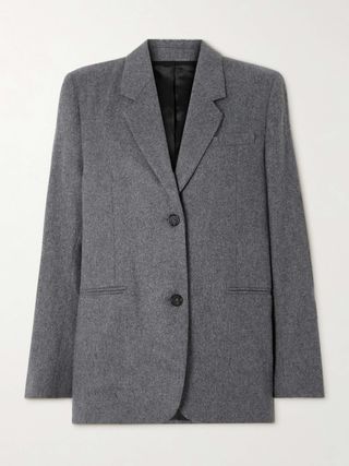 Wool-Blend Blazer