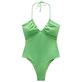 lime green swimsuit