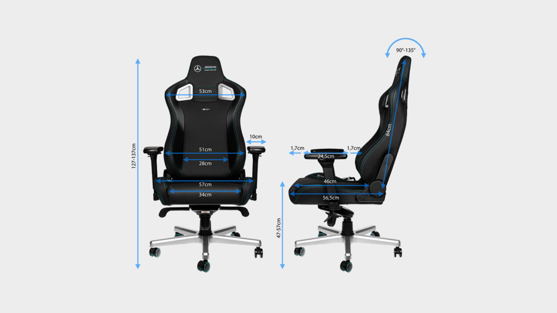 Noblechairs Epic Mercedes-AMG Petronas F1 gaming chair