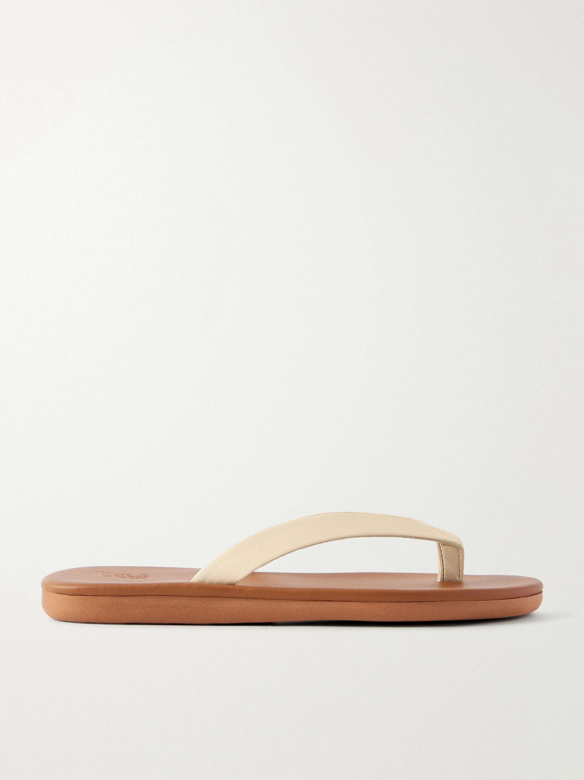 Saionara Leather Flip Flops
