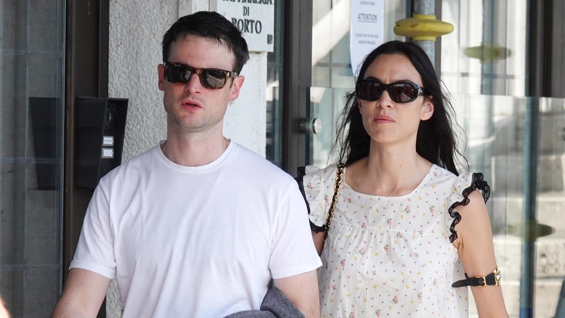 Alexa Chung and Tom Sturridge in Venice, Italy