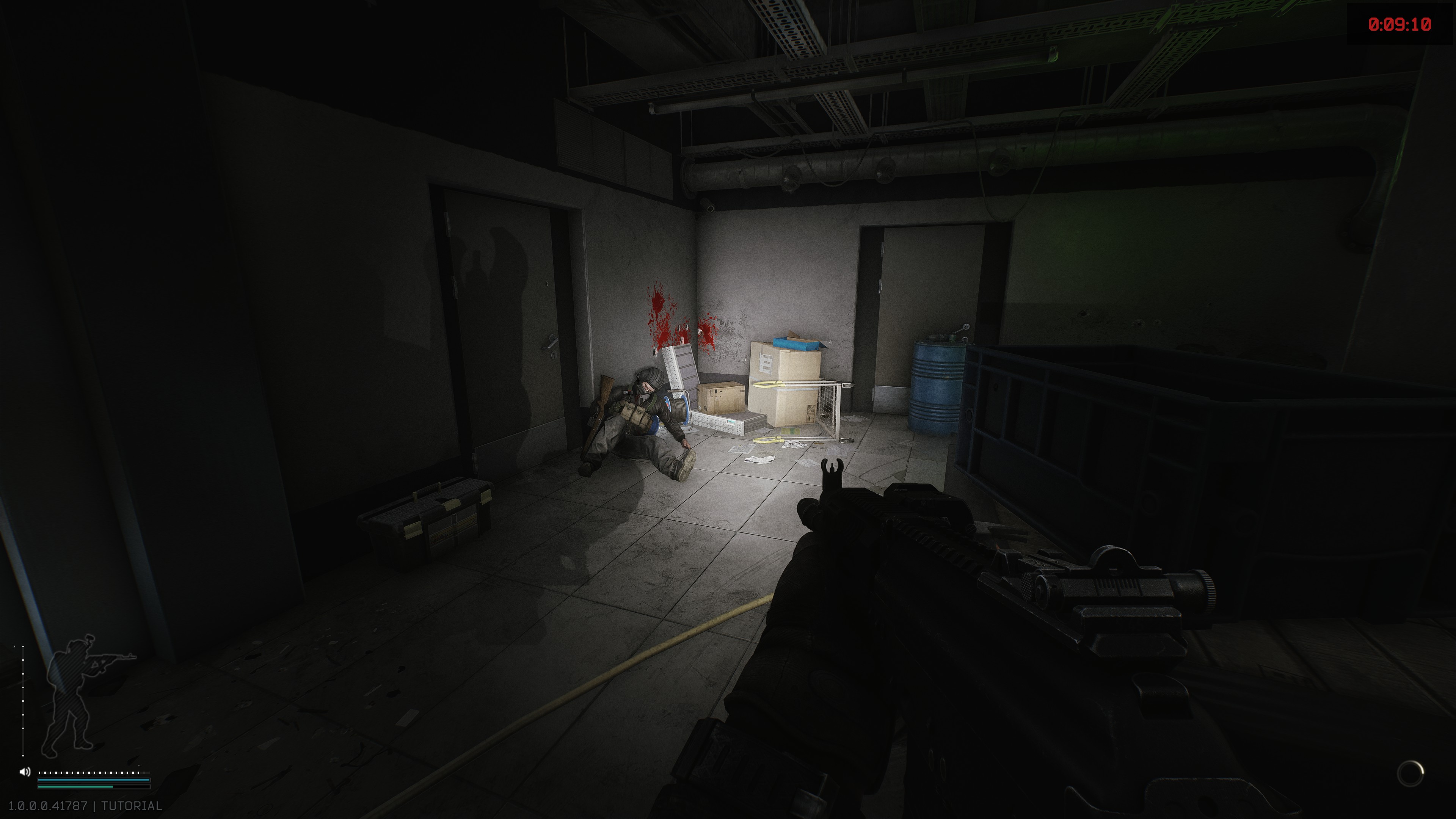 A player looks out over their surroundings in Escape from Tarkov.