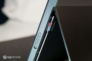 Microsoft Surface micro-SD expansion slot