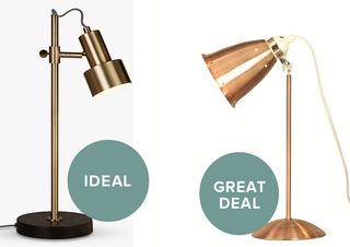 copper lamps