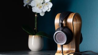 Grado Signature HP100 on a headphone stand